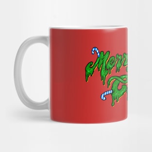 Melting Merry Christmas Candy Cane Mug